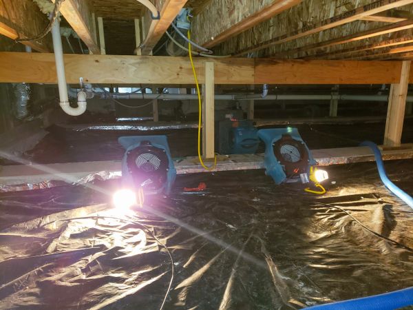 Crawlspace Water Removal in Hixson
